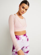 2in1 Sports Bra and Long Sleeves Active Top